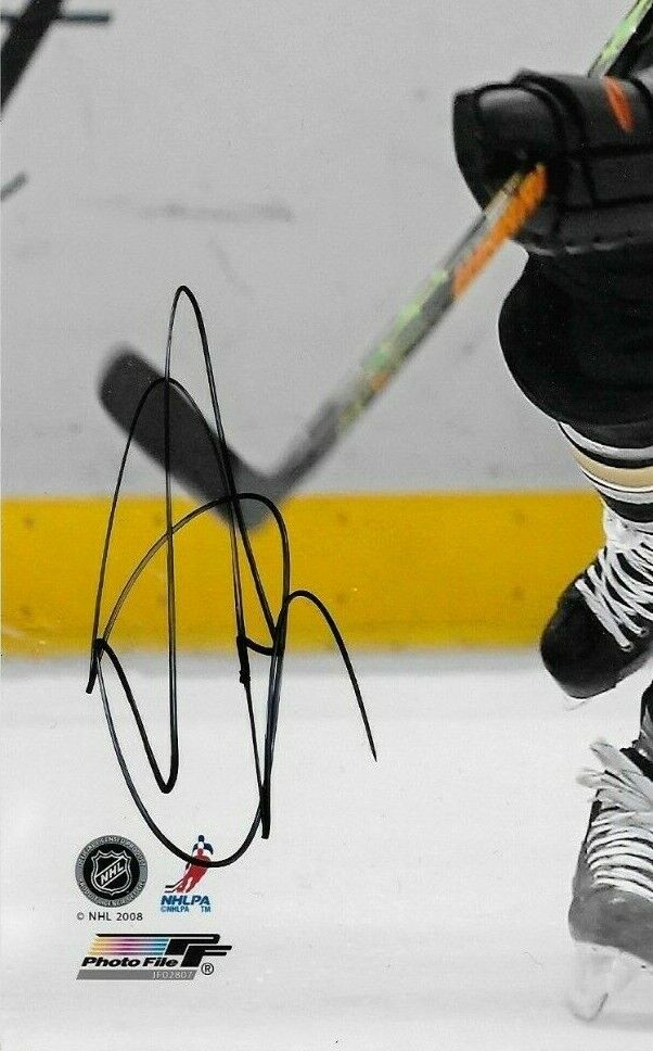 Photo autographiée de Scott Niedermayer, membre du Temple de la renommée des Ducks d'Anaheim, 8x10