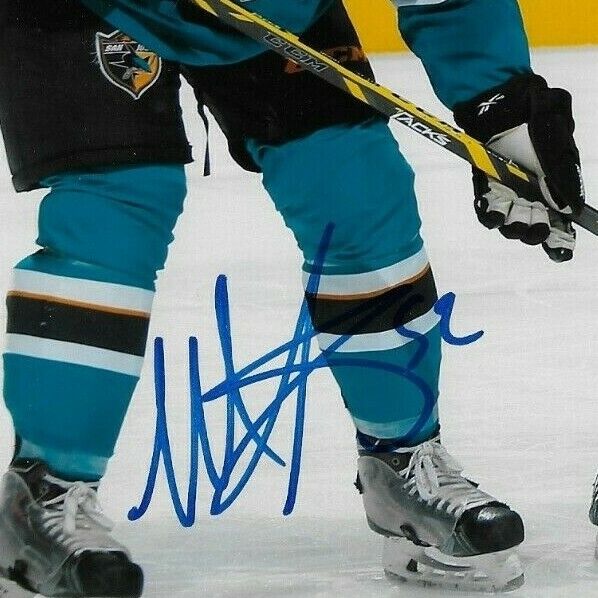 Photo autographiée de Chris Tierney et Matt Irwin des Sharks de San Jose 8x10