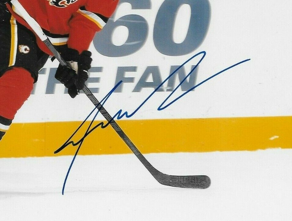 Autographed Calgary Flames Sean Monahan 8x10 Photo Original