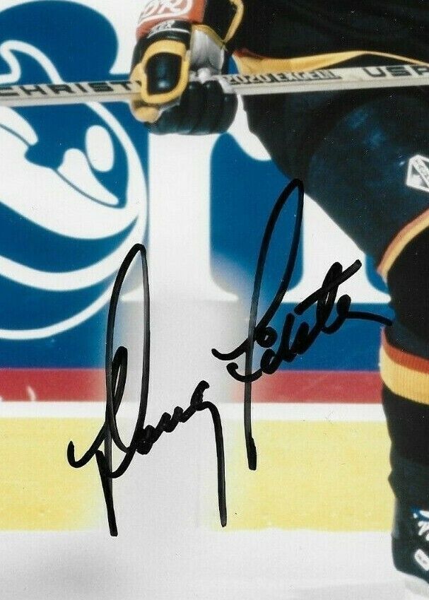 Autographed Vancouver Canucks Doug Lidster 8x10 Photo Original