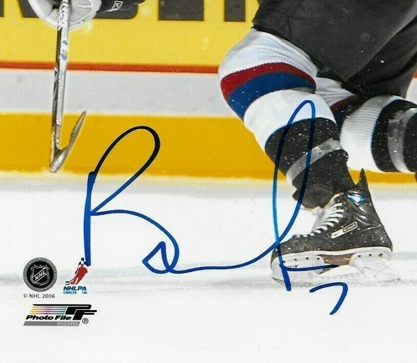 Photo autographiée de Brendan Morrison des Canucks de Vancouver, format 8 x 10 pouces, originale