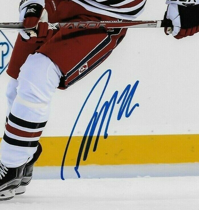 Photo autographiée de 8 x 10 pouces de Patrik Laine des Jets de Winnipeg, originale n° 5