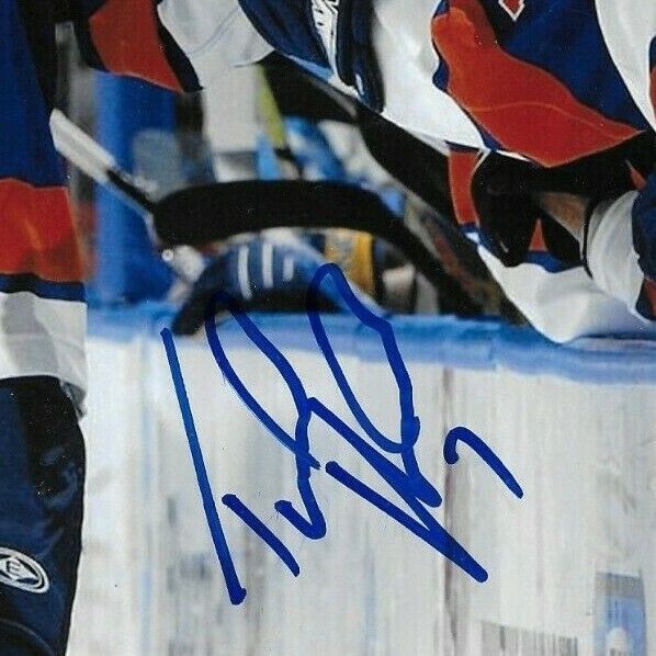 Autographed New York Islanders Trent Hunter 8x10 Photo #2 Original