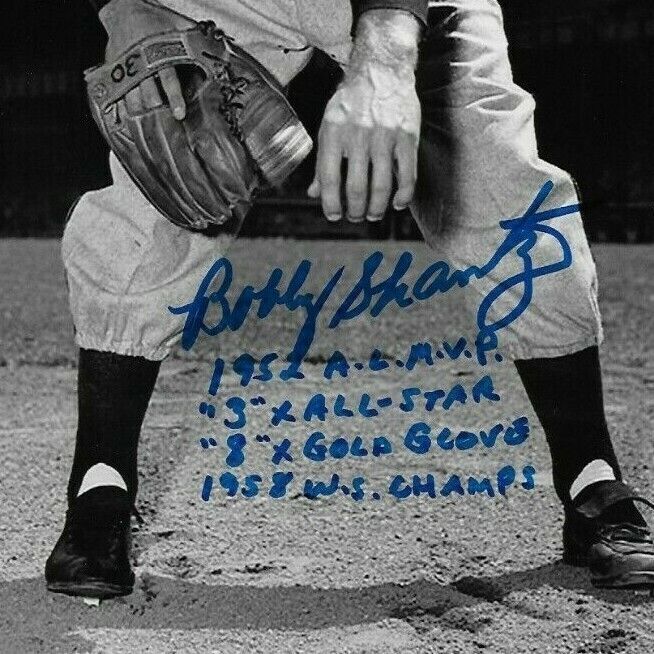 Auto. Kansas City Athletics Bobby Shantz 8x10 Photo with JSA and 4 Inscriptions
