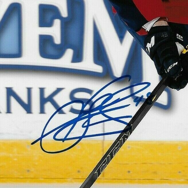 Autographed Florida Panthers Logan Shaw 8x10 Photo Original
