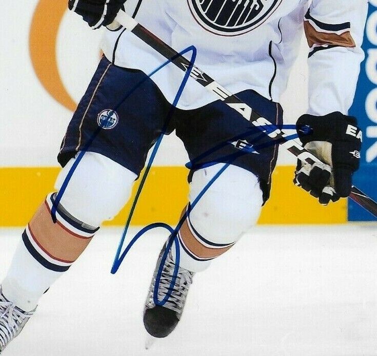 Autographed Edmonton Oilers Taylor Hall 8x10 Photo Original