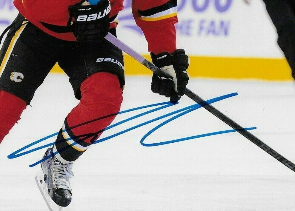 Autographed Calgary Flames Sean Monahan 8x10 Photo #2 Original