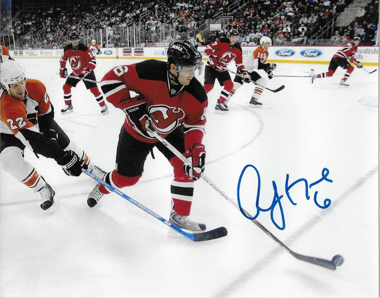 Autographed New Jersey Devils Andy Greene 8x10 Photo #2 Original