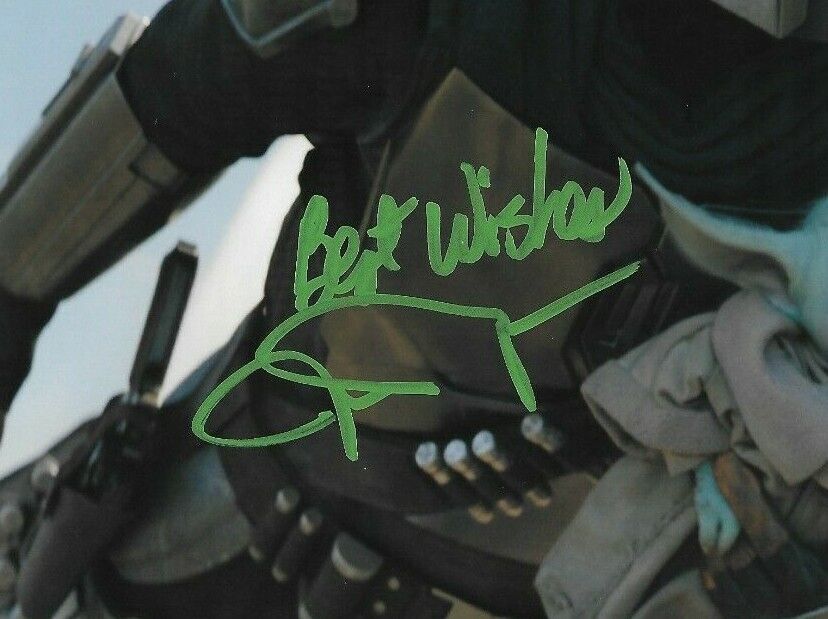 Autographed John Rosengrant signed Star Wars baby Yoda 8x10 photo JSA cert 4