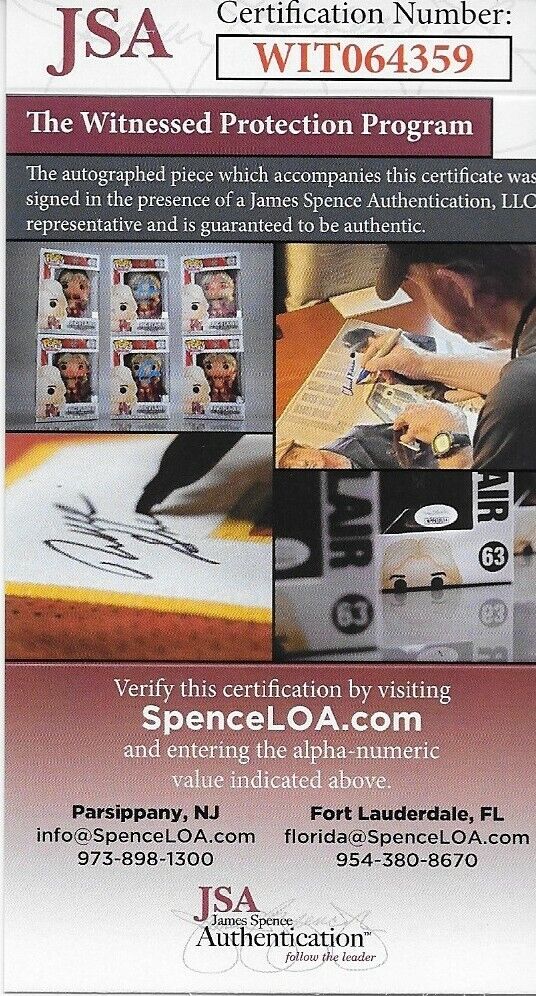 Auto. Montreal Canadiens Pierre Bouchard 8x10 Inscribed 5 Stanley Cups with JSA