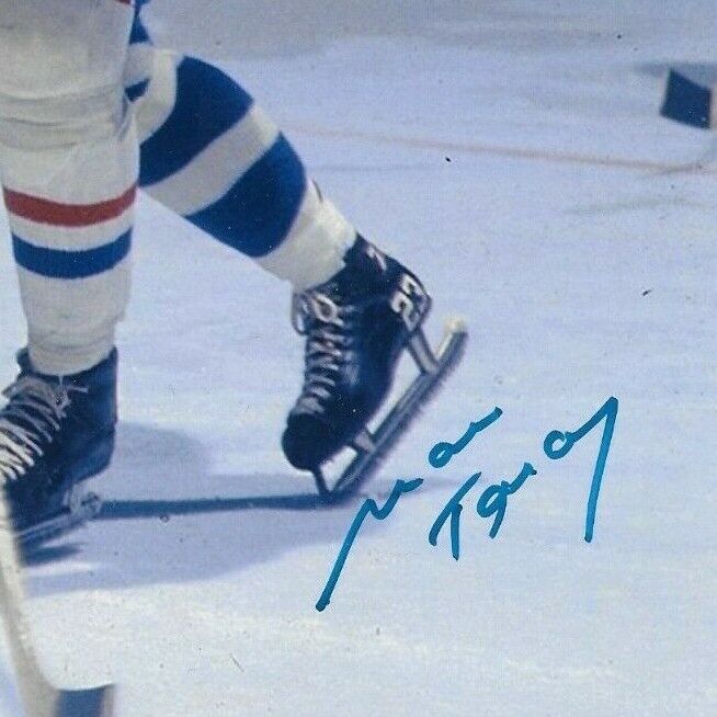 Autographed Montreal Canadiens Marc Tardif 8x10 Photo Original