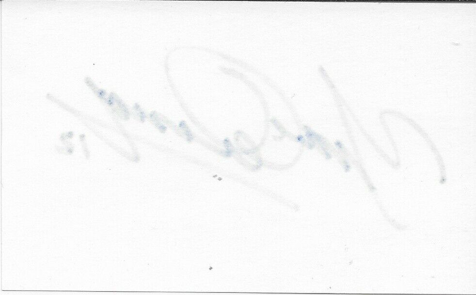 Auto. Hall of Famer Montreal Canadiens Yvan Cournoyer Signed 3x5 Index Card