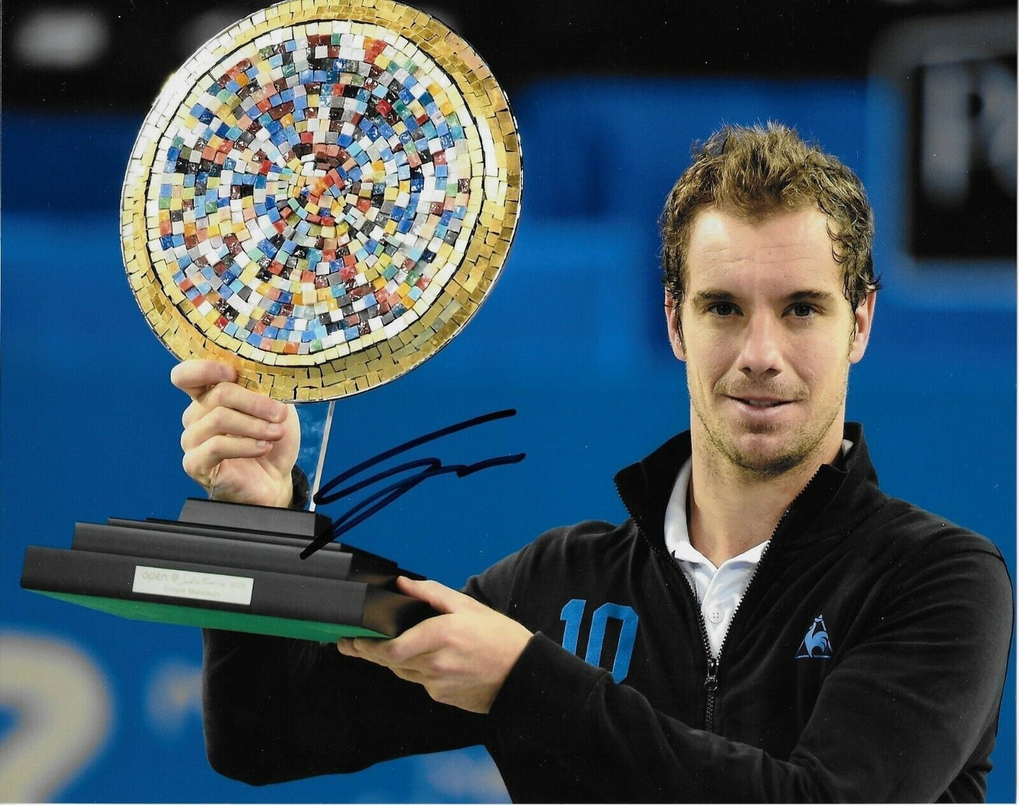 Autographed Richard Gasquet Tennis 8x10 Photo #3 Original