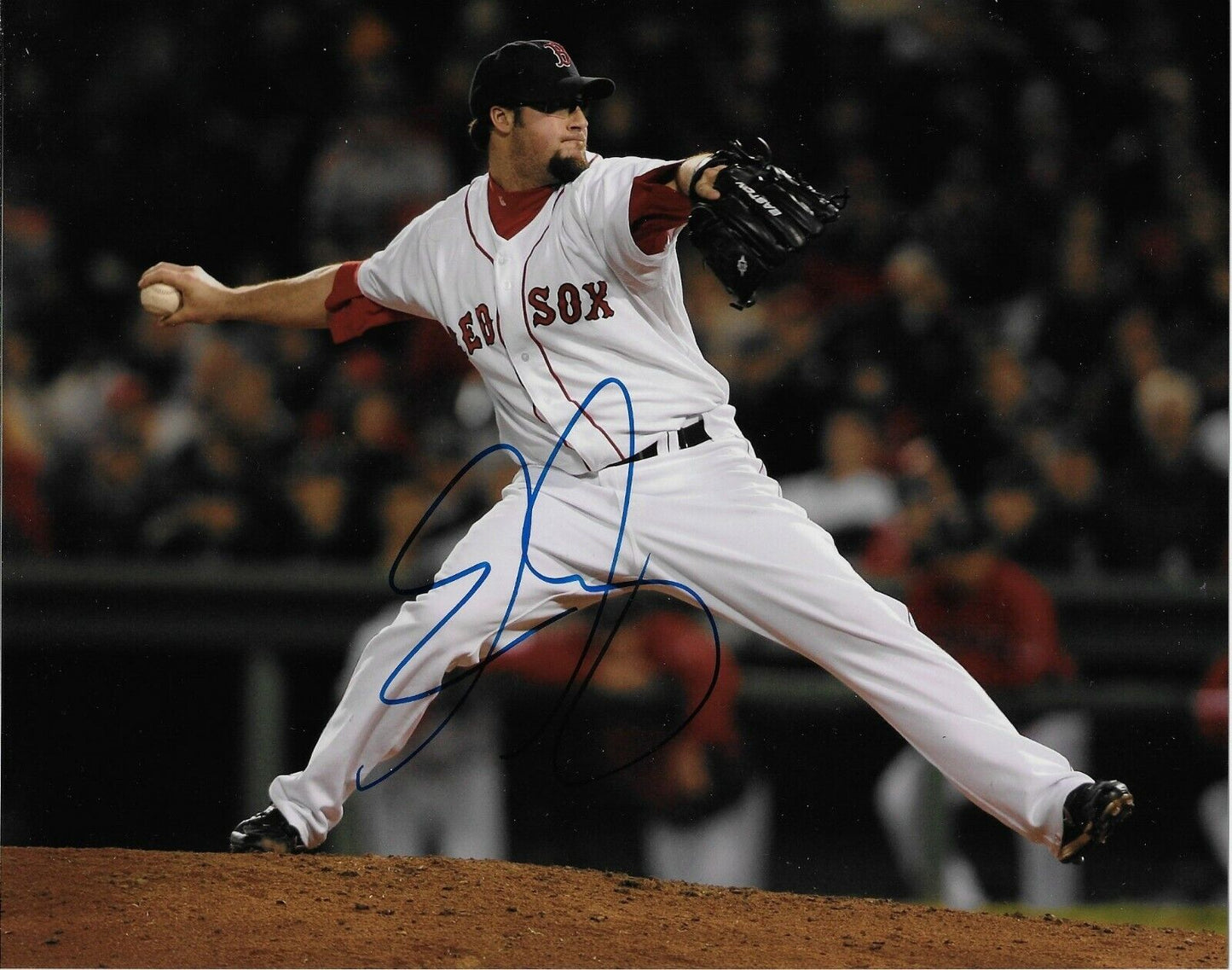 Autographed Boston Red Sox Eric Gagne 8x10 Photo #2 Original