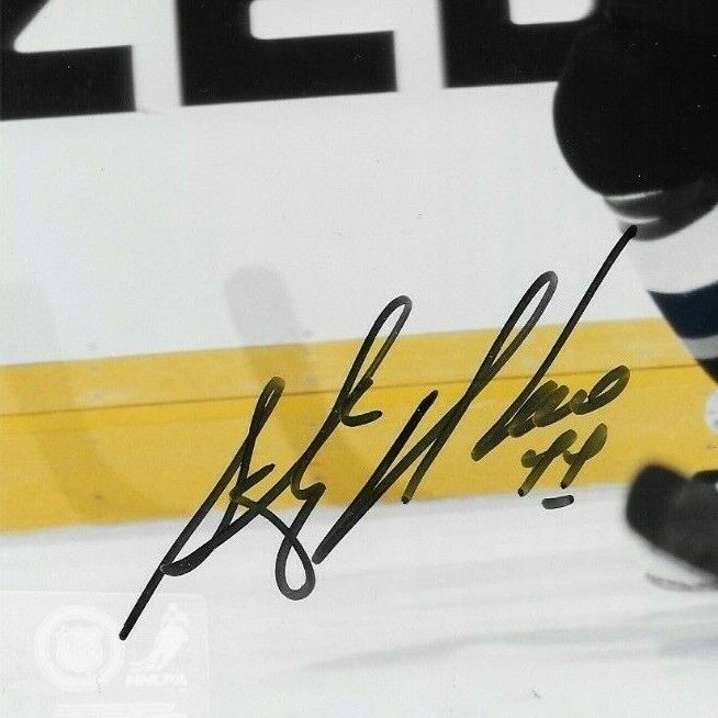 Photo 8x10 autographiée du Lightning de Tampa Bay par Stéphane Richer #2 Original