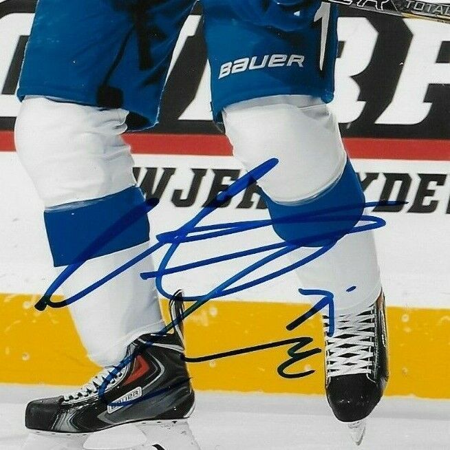 Photo autographiée de Matthew Carle du Lightning de Tampa Bay, format 8 x 10, n° 2, originale