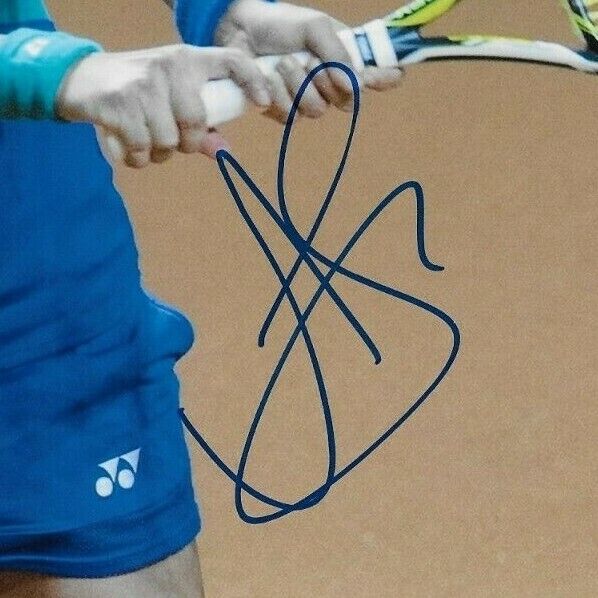 Dédicacé Anastasija Sevastova Tennis 8x10 Photo Originale
