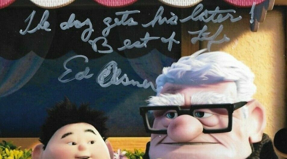 Autographed Award winner Ed Asner signed Up 8x10 photo 2