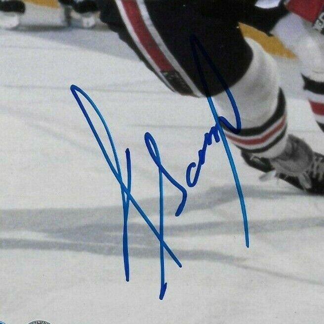 Autographed Chicago Blackhawks Hall of Famer Denis Savard 8x10 Photo #3 Original