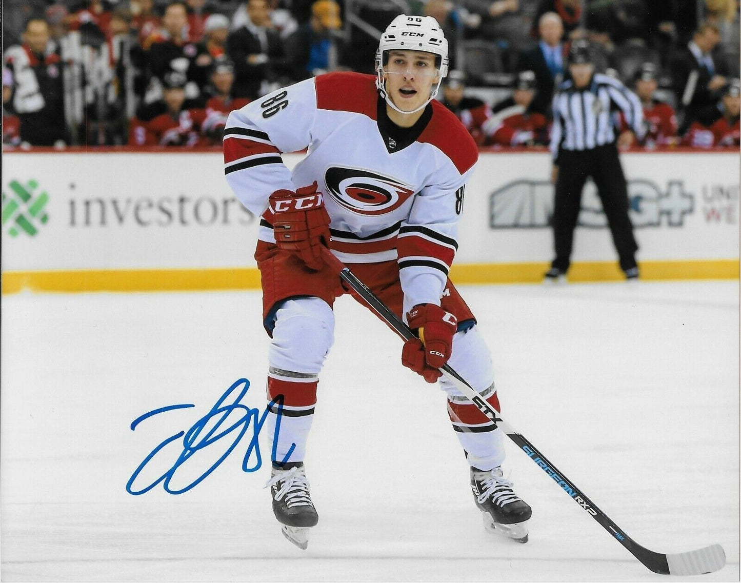 Signed Teuvo Teravainen Carolina Hurricanes Autographed 8x10 Photo #1 Original