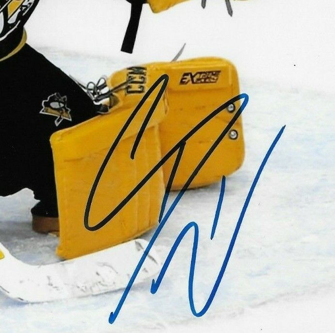 Autographed Pittsburgh Penguins Casey DeSmith 8x10 Photo Original