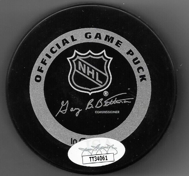Auto. Los Angeles Kings Marcel Dionne Official Game Puck Hof F 92 JSA Authentic