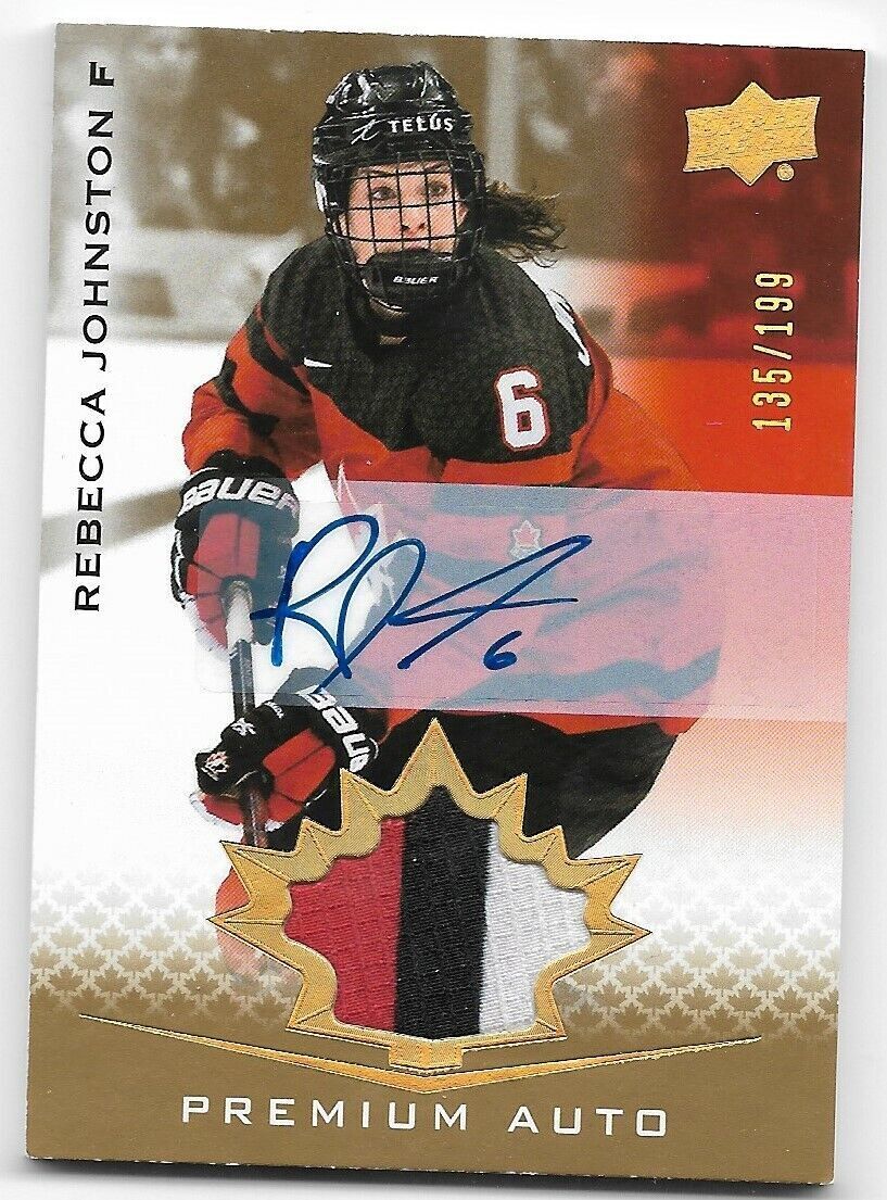 2021 Team Canada Rebecca Johnston auto patch 135/199
