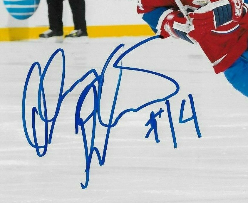 Autographed Montreal Canadiens Oleg Petrov 8x10 Photo #4 Original