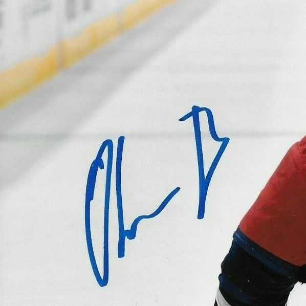 Autographed Columbus Blue Jackets Oliver Bjorkstrand 8x10 Photo Original