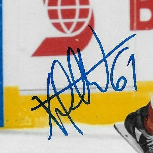 Autographed Montreal Canadiens Xavier Ouellet 8x10 Photo #2 Original