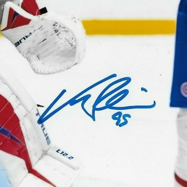 Photo autographiée 8x10 signée Kevin Poulin Canadiens de Montréal Laval #4 Original