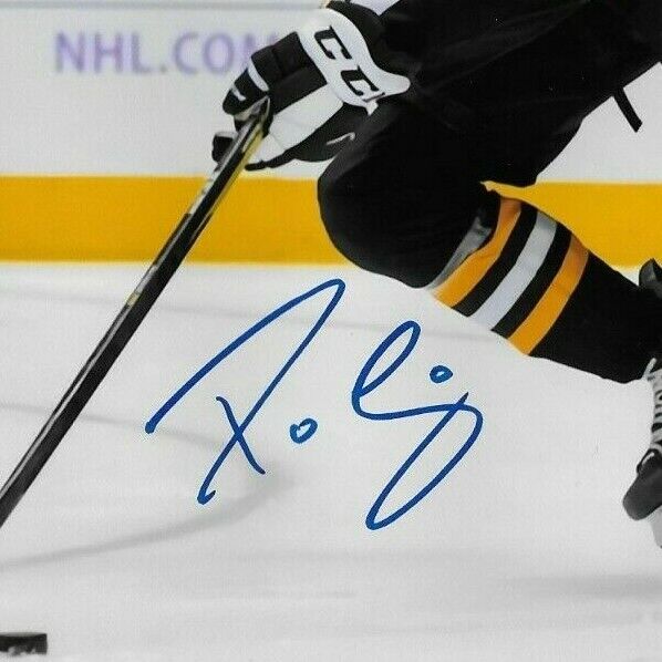 Autographed Pittsburgh Penguins Pierre Olivier Joseph 8x10 Photo #4 Original