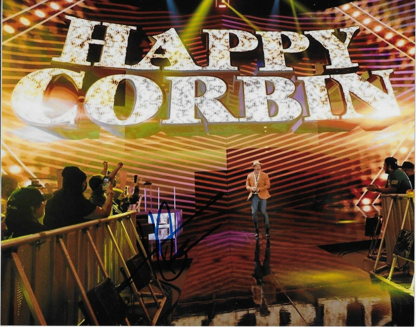Autographed Wrestling Happy Corbin Signed WWE NXT 8x10 Photo #4 Original