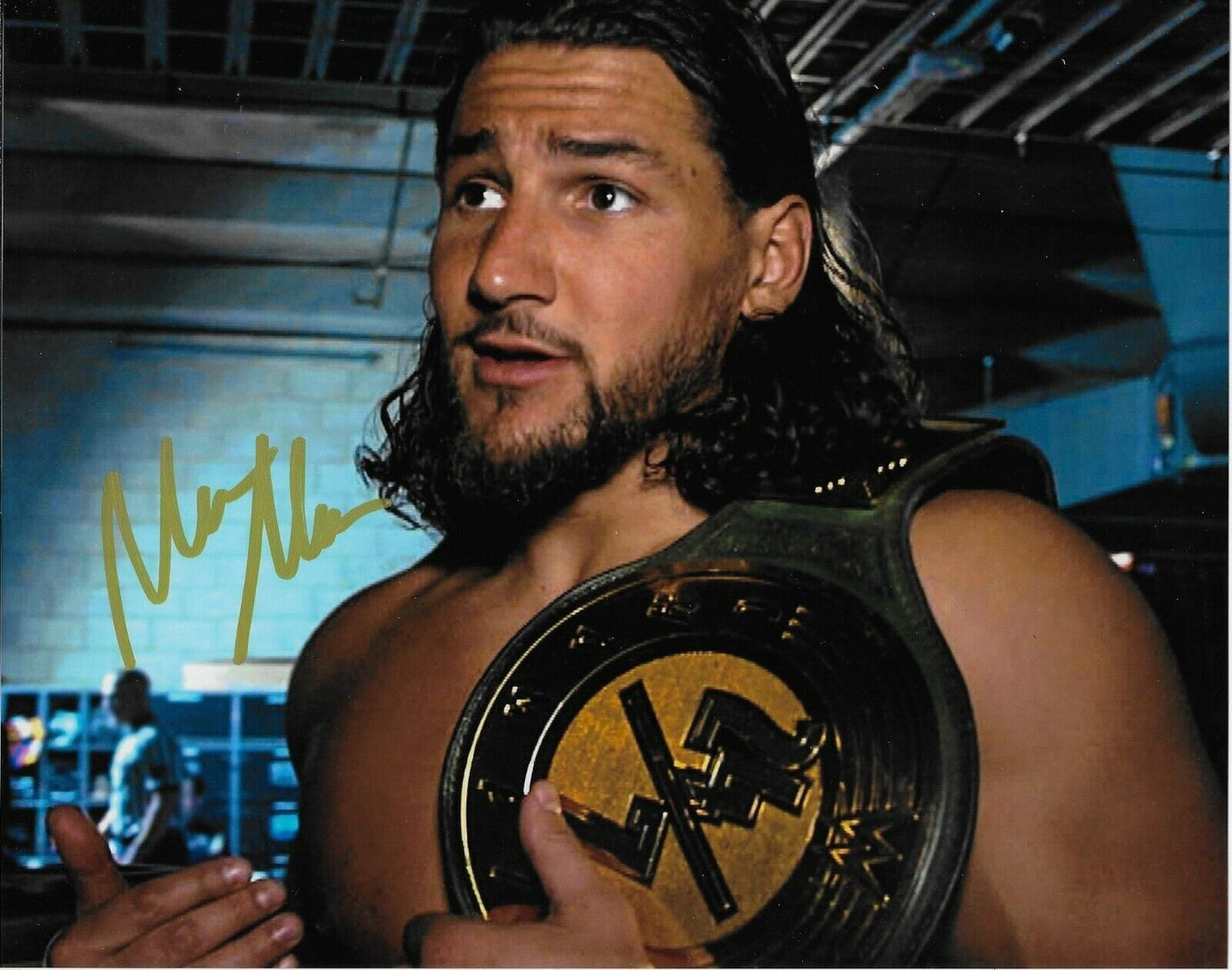 Autographed Wrestling Riddick Moss Signed WWE NXT 8x10 Photo #2 Original