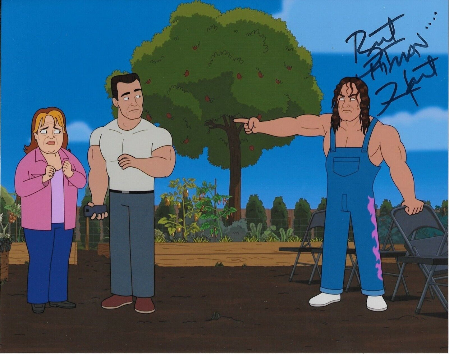 Autographed Wrestling Bret the Hitman Hart Signed WWE 8x10 Photo #2 Original