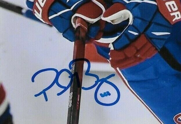 Photo 8x10 autographiée par Paul Byron des Canadiens de Montréal #3 Original