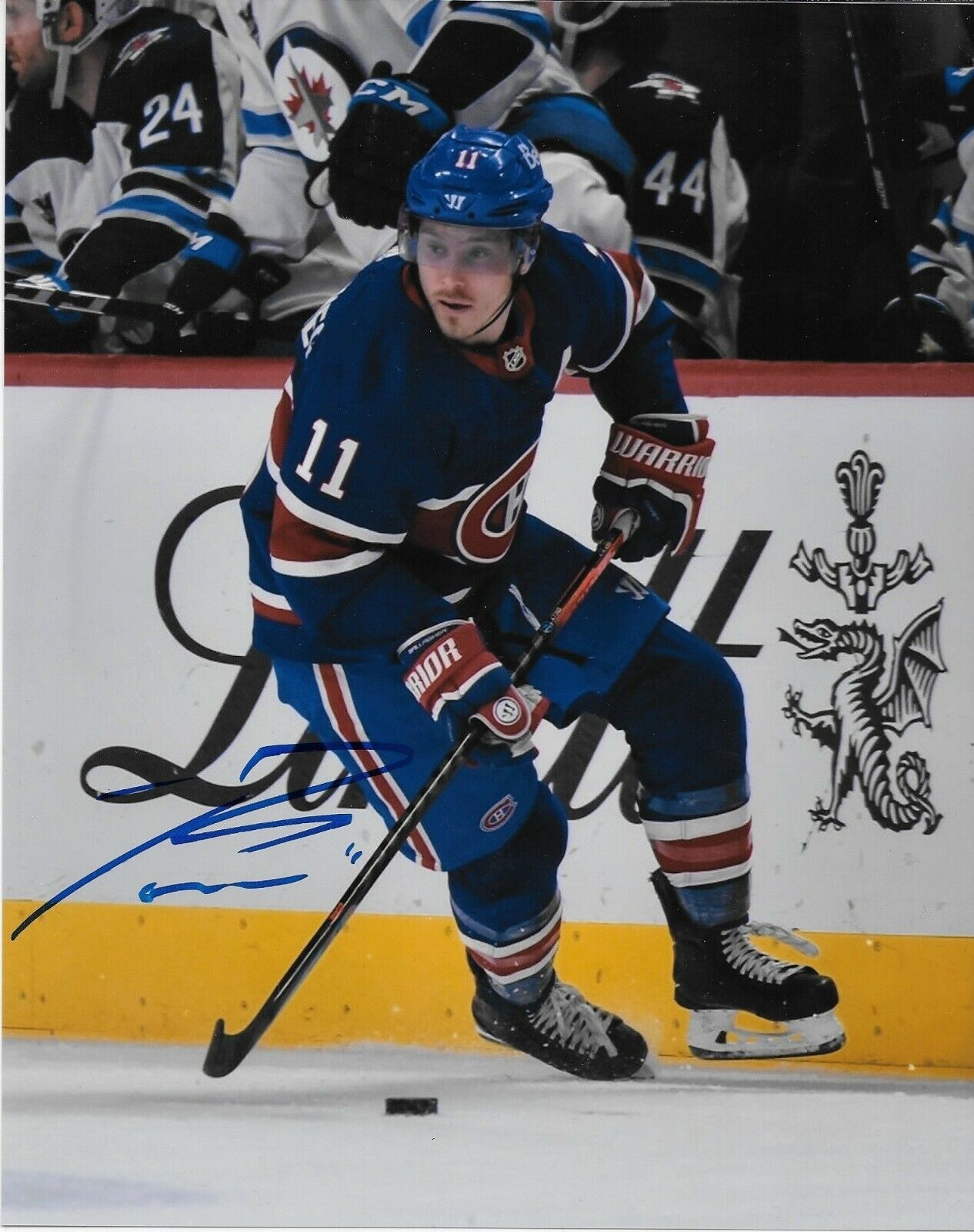 Autographed Montreal Canadiens Brendan Gallagher 8x10 Photo Original