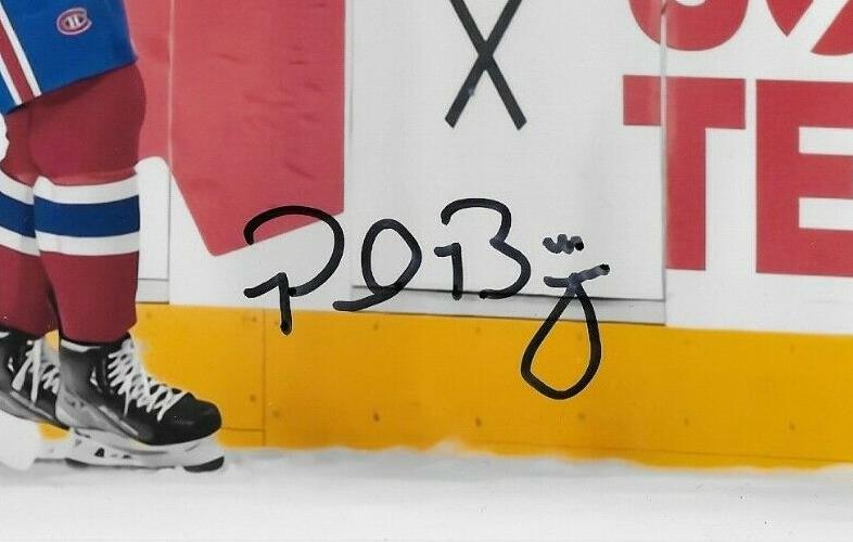 Autographed Montreal Canadiens Paul Byron 8x10 Photo #4 Original