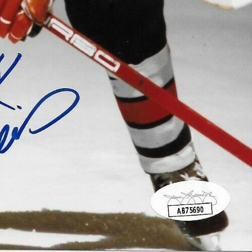 Photo autographiée de Clark Gillies des Islanders de New York, format 8 x 10, avec authentification JSA