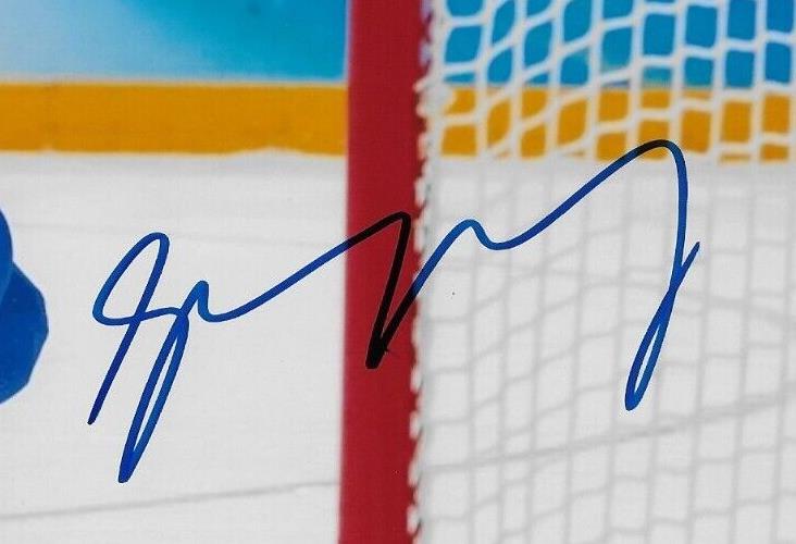 Auto Team Slovakia Juraj Slafkovsky 2022 NHL Draft 8x10 Ph. 2 JSA Authentication