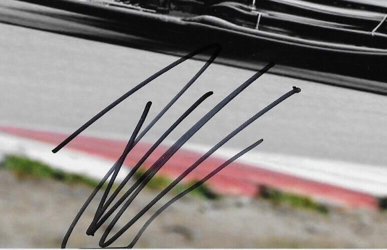Photo 8x10 autographiée de Pietro Fittipaldi de Formule 1 Haas Racing 2022 Original