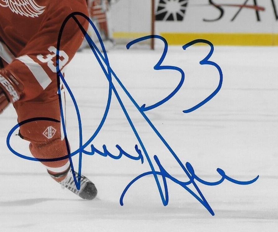 Autographed Detroit Red Wings Kris Draper 8x10 Photo Original