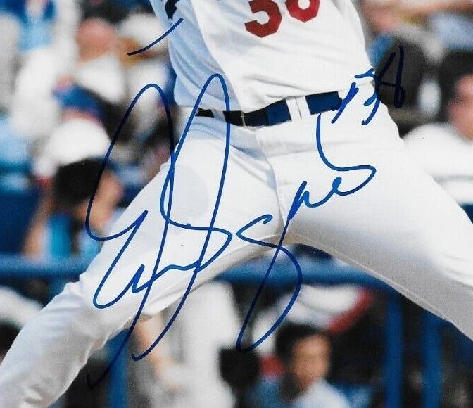 Auto. Los Angeles Dodgers Eric Gagne 8x10 Photo Original with JSA Authentication