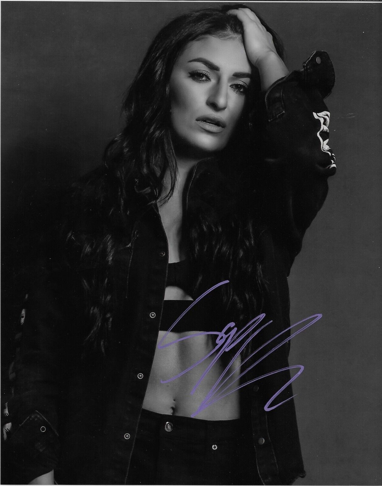 Autographed Wrestling Sonya Deville Signed WWE NXT 8x10 Photo #7 Original
