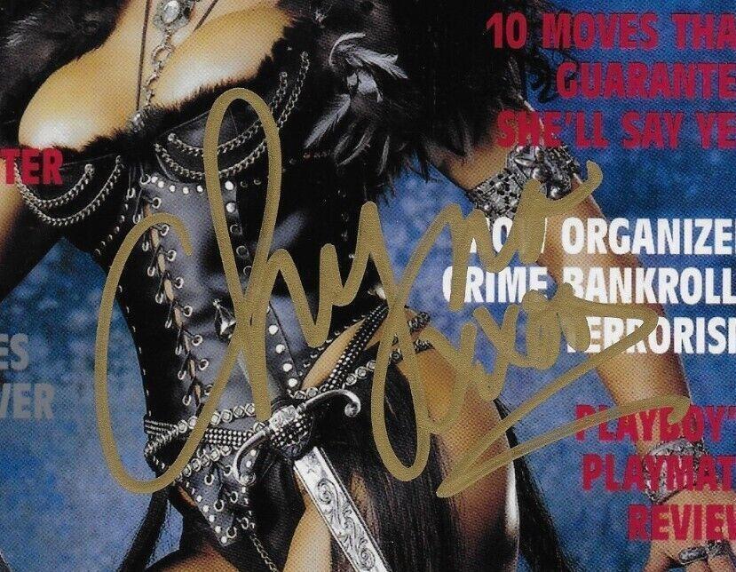 Autographed WWE Superstar Chyna 8x10 Photo #3 Original with JSA Authentication