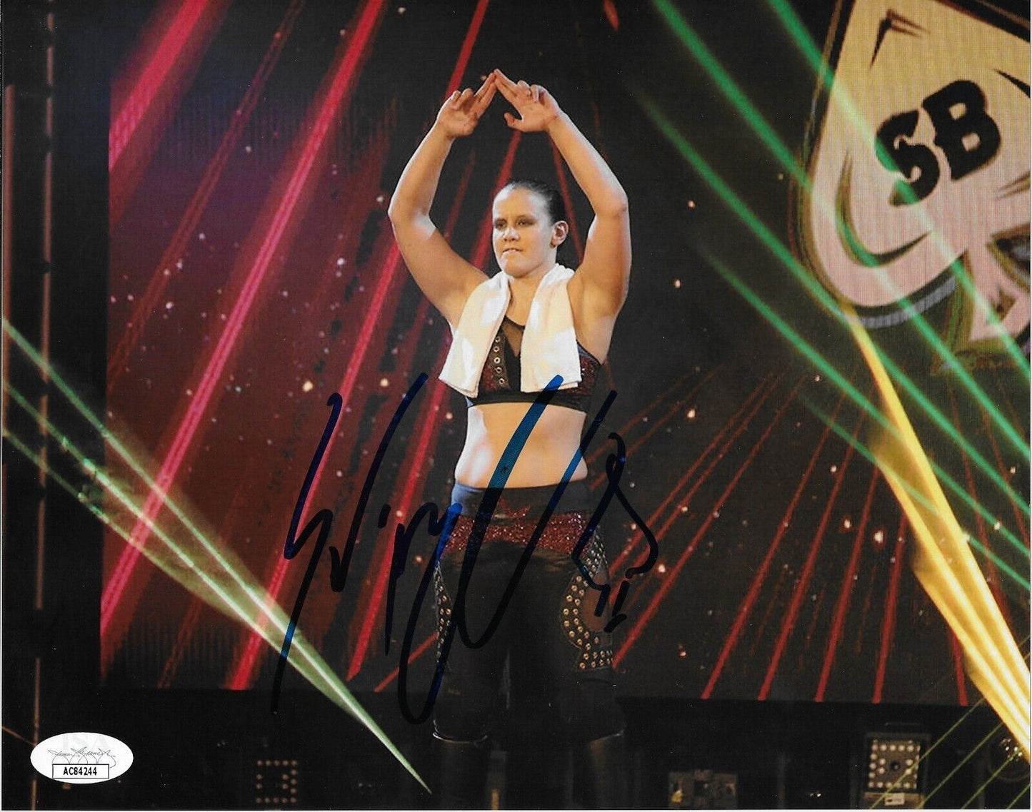 Autographed Wrestling Shayna Baszler WWE NXT 8x10 Photo #5 w JSA Authentication