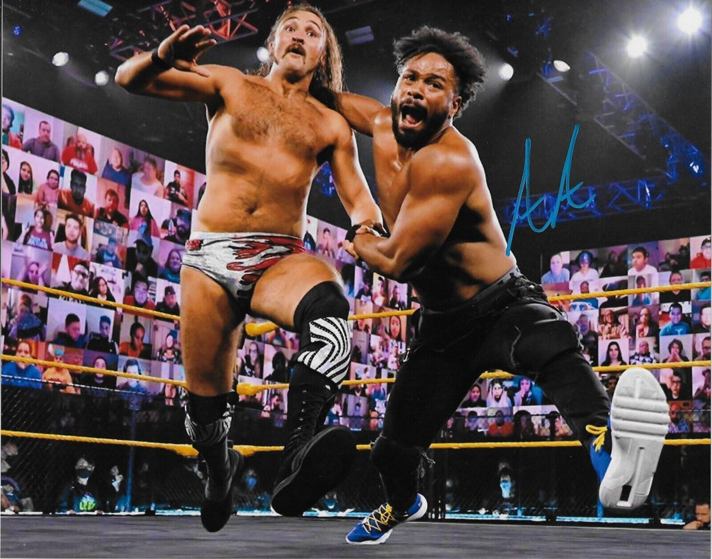 Autographed Wrestling Ashante Thee Adonis Signed WWE NXT 8x10 Photo #2 Original