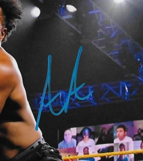 Autographed Wrestling Ashante Thee Adonis Signed WWE NXT 8x10 Photo #2 Original