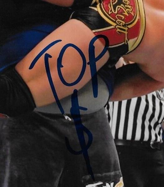 Autographed Wrestling Top Dolla A.J. Francis Signed WWE NXT 8x10 Photo Original