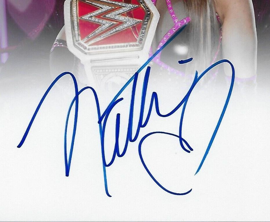 Photo de catch signée Natalya Neidhart WWE NXT 8x10 #5 avec authentification JSA